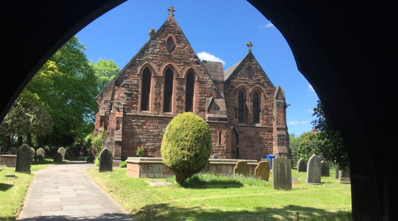 View of All Saints Church from the entrance
